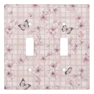 Elegant Butterfly Blossom (7) Light Switch Cover