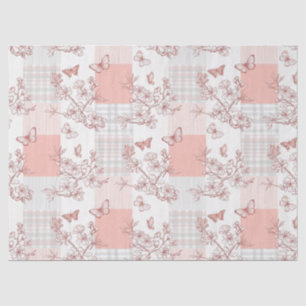 Elegant Butterfly Blossom (7) Tissue Paper