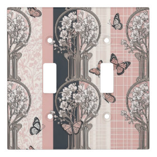 Elegant Butterfly Blossom (8) Light Switch Cover