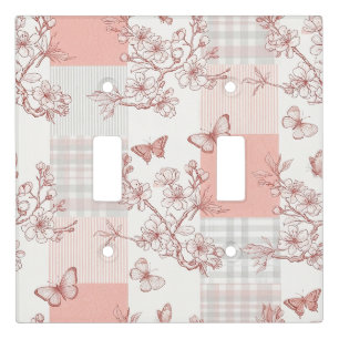 Elegant Butterfly Blossom (9) Light Switch Cover