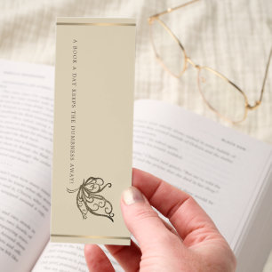 Elegant Butterfly Bookmark