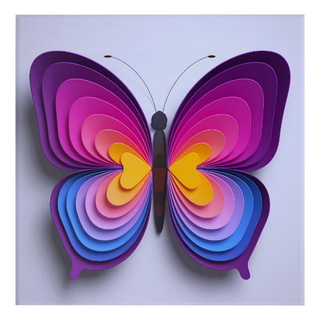 Elegant Butterfly Design for Wall Art and Gifts (Front)