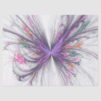 Elegant Butterfly Fractal Tissue Paper