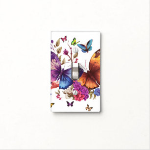 Elegant Butterfly Light Switch Cover