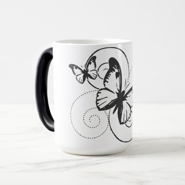 Elegant Butterfly mug (Front Left)