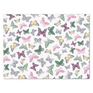 Elegant Butterfly Pattern Tissue Paper