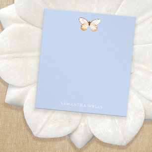 Elegant Butterfly Personalized  Notepad