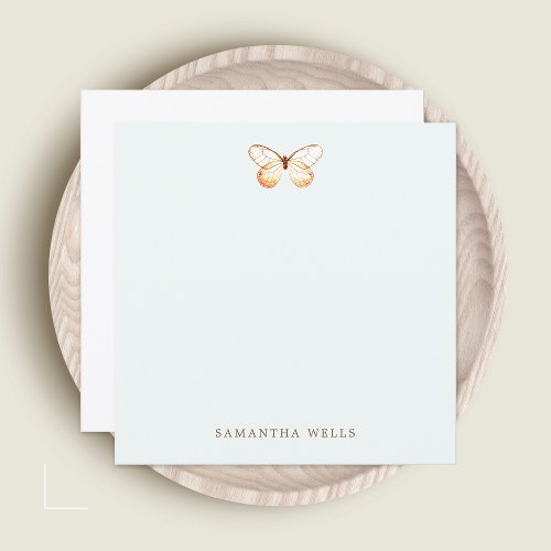 Elegant Butterfly Personalized Thank You 