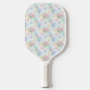 Elegant Butterfly Seamless Print Carbon Fiber Pickleball Paddle