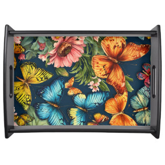 Elegant Butterfly Serving Tray