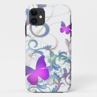 Elegant Butterfly Swirl iPhone 11 Case