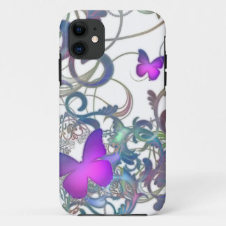 Elegant Butterfly Swirl iPhone 11 Case