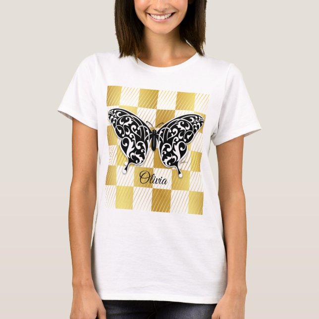 Elegant Butterfly T-Shirt (Front)