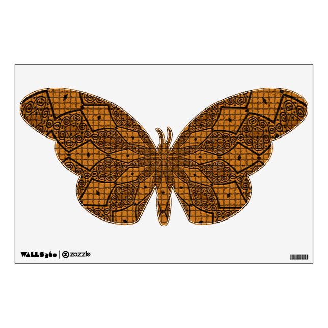 Elegant Butterfly Wall Decal (Front)