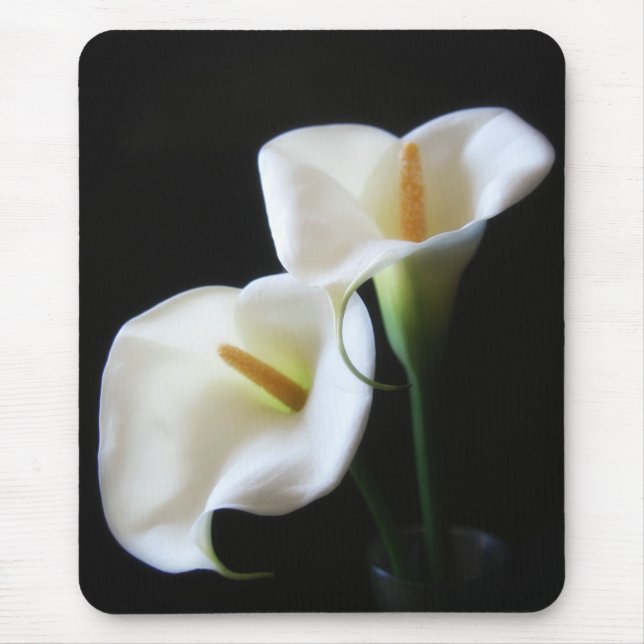 Elegant Calla Lily Flowers 13 Mouse Pad (Front)