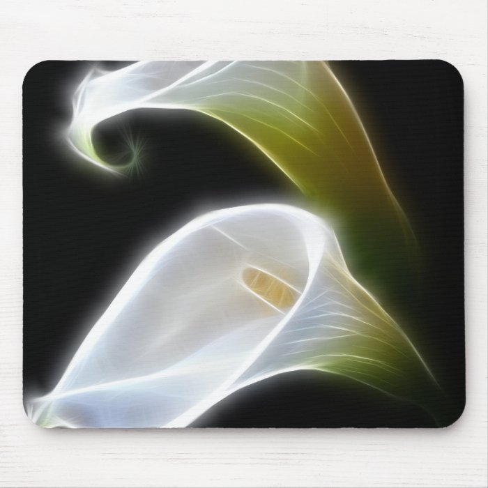 Elegant Calla Lily Flowers 4 Modern Mouse Pad