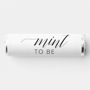 Elegant Calligraphy Black And White Breath Savers® Mints