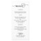 Elegant Calligraphy Black and White Menu
