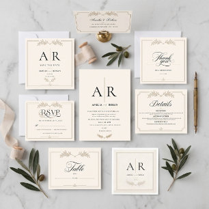 elegant calligraphy classic sophisticated wedding place card