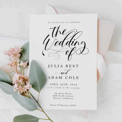 Wedding Invitation