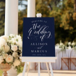 Elegant Calligraphy Classic Wedding Welcome Foam Board<br><div class="desc">Elegant Calligraphy Classic Wedding Welcome Foam Board</div>