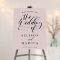 Elegant Calligraphy Classic Wedding Welcome Sign