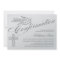Elegant Calligraphy Cross and Dove Confirmation