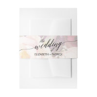 Elegant Calligraphy | Floral Wedding Belly Band