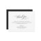 elegant calligraphy funeral thank you note
