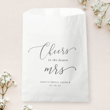Elegant Calligraphy Future Mrs. Bridal Shower