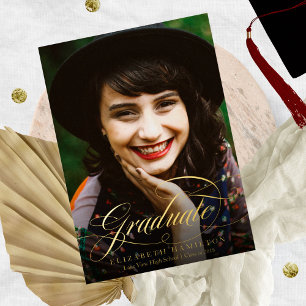  Elegant Calligraphy Graduation Announcement