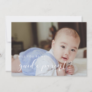 Elegant calligraphy Guide parent proposal card