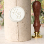 Elegant Calligraphy Monogram Initials Wedding  Wax Seal Stamp<br><div class="desc">Elegant Calligraphy Monogram Initials Wedding Wax Seal Stamp</div>