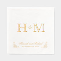 Elegant Calligraphy Name and Monogram Wedding