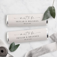 Elegant Calligraphy Off-White Wedding Monogram