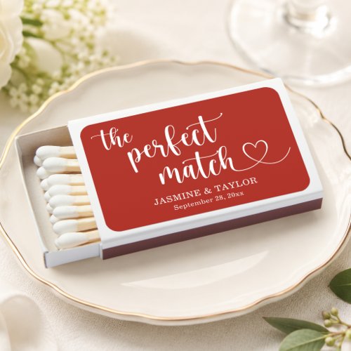 Elegant Calligraphy Perfect Match Wedding Matches