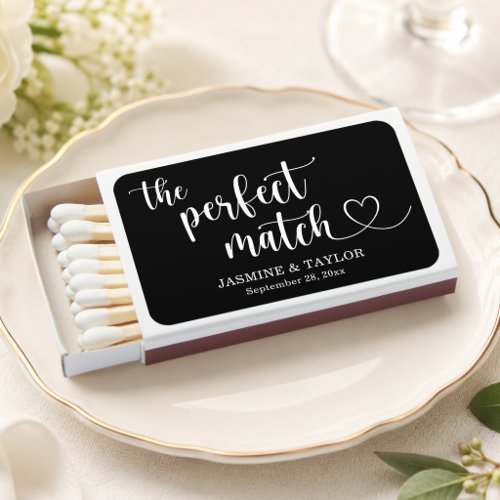 Elegant Calligraphy Perfect Match Wedding Matches