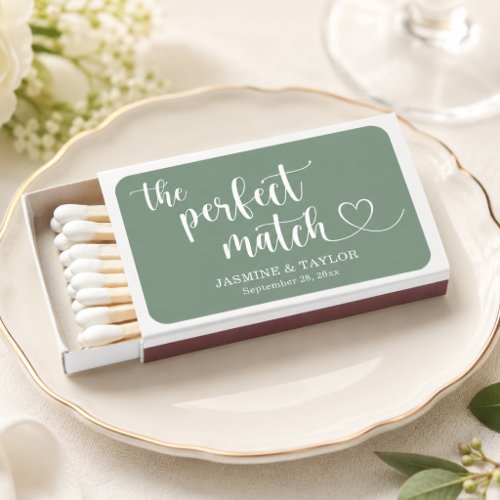 Elegant Calligraphy Perfect Match Wedding Matches
