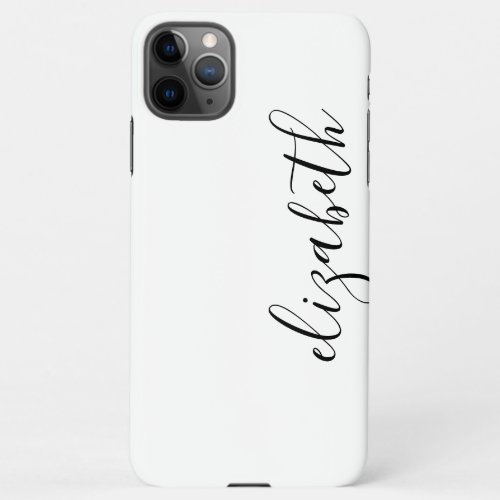 Elegant Calligraphy Personalized iPhone 11Pro Max Case