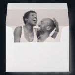 Elegant Calligraphy Photo Modern Wedding Envelope<br><div class="desc">Simple Photo Wedding Envelope with "kindly deliver to" in calligraphy on the front along with your return address on the back and your favorite photo on the inside.  A minimalist design with chic typography for an elegant touch.</div>