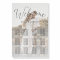 Elegant Calligraphy Photo Wedding Seating Chart