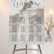 Elegant Calligraphy Photo Wedding Seating Chart
