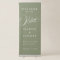 Elegant Calligraphy Sage Green Wedding Welcome