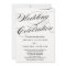 Elegant Calligraphy Script Wedding Invitation
