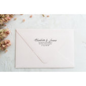 Elegant Calligraphy Self-Inking Address Stamp (Stamp View)