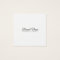 Elegant calligraphy stud earring display card