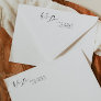 Elegant Calligraphy We Do Wedding Return Address Self-inking Stamp