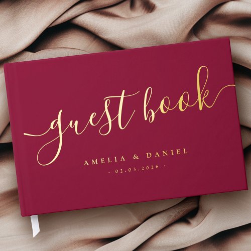 Shop Foil Guest Books