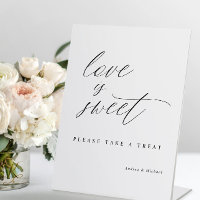 Elegant Calligraphy Wedding Love is Sweet