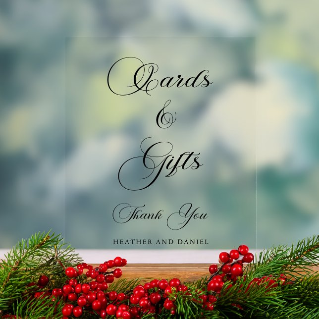 Elegant Calligraphy Wedding Table Sign (Creator Uploaded)